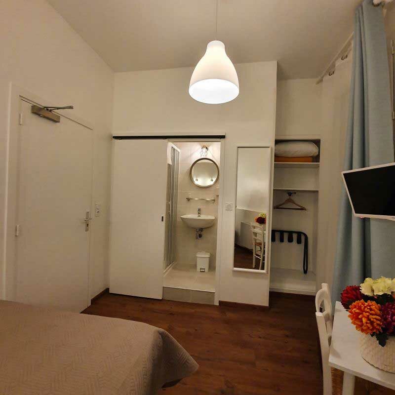 chambre single - salon